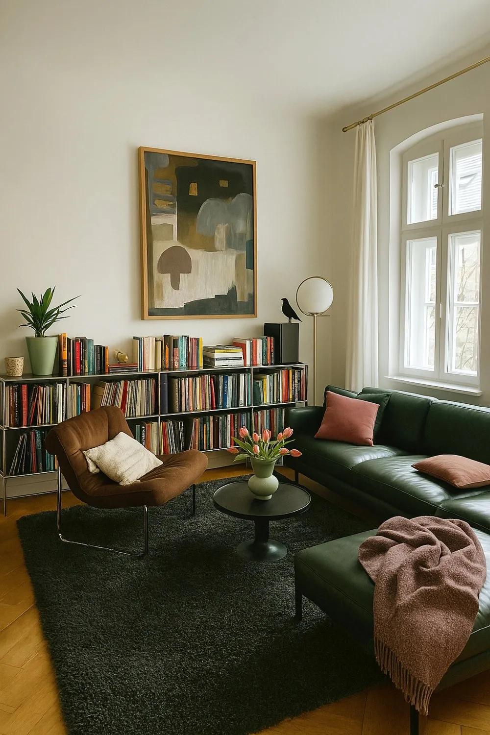 Koberce s dlhým vlasom - Antuco (tmavo šedá)