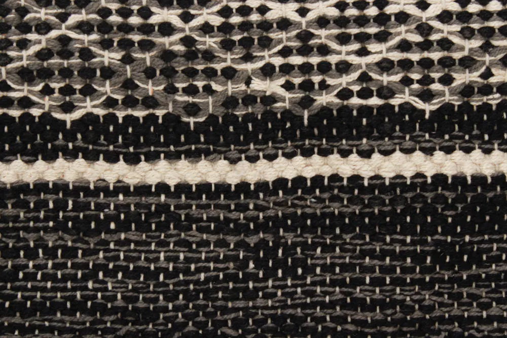 Koberec z kusov - Visby (čierny)