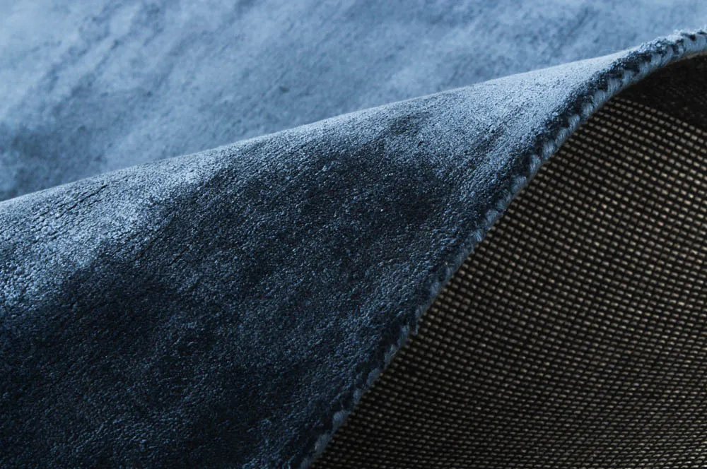 Koberec z viskózy - Jodhpur Špeciálna Luxusná Edícia (modrá)