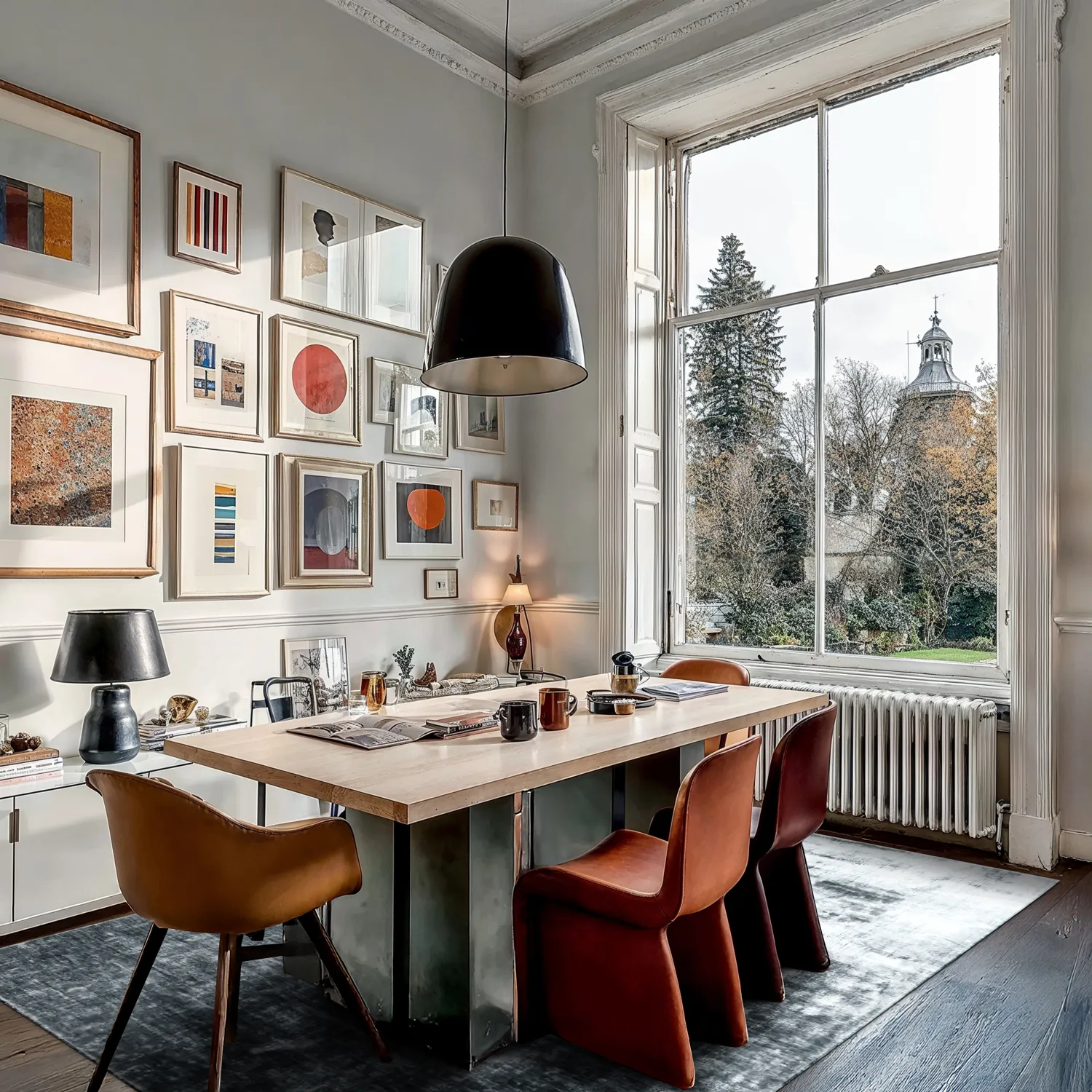 Koberec z viskózy - Jodhpur špeciálna luxusná edícia (modrá/sivá)