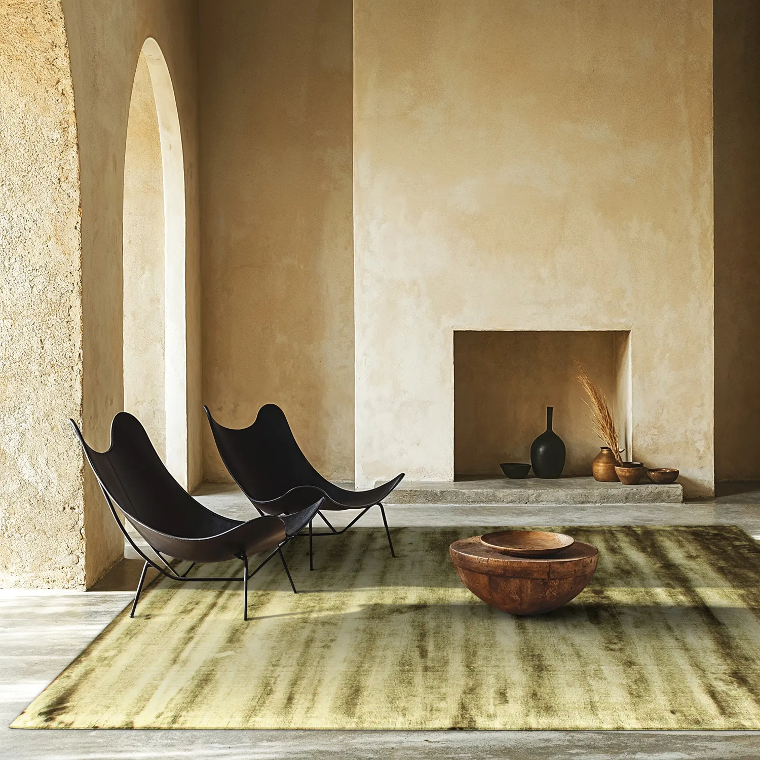 Koberec z viskózy - Jodhpur Špeciálna Luxusná Edícia (zelená)