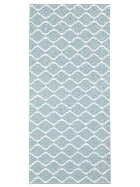 Plastové koberce - Horredsmattan Wave (modrá)