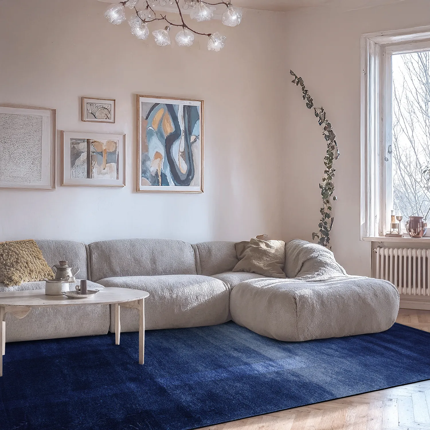 Koberec Wilton - Bacalar (tmavo modrý)