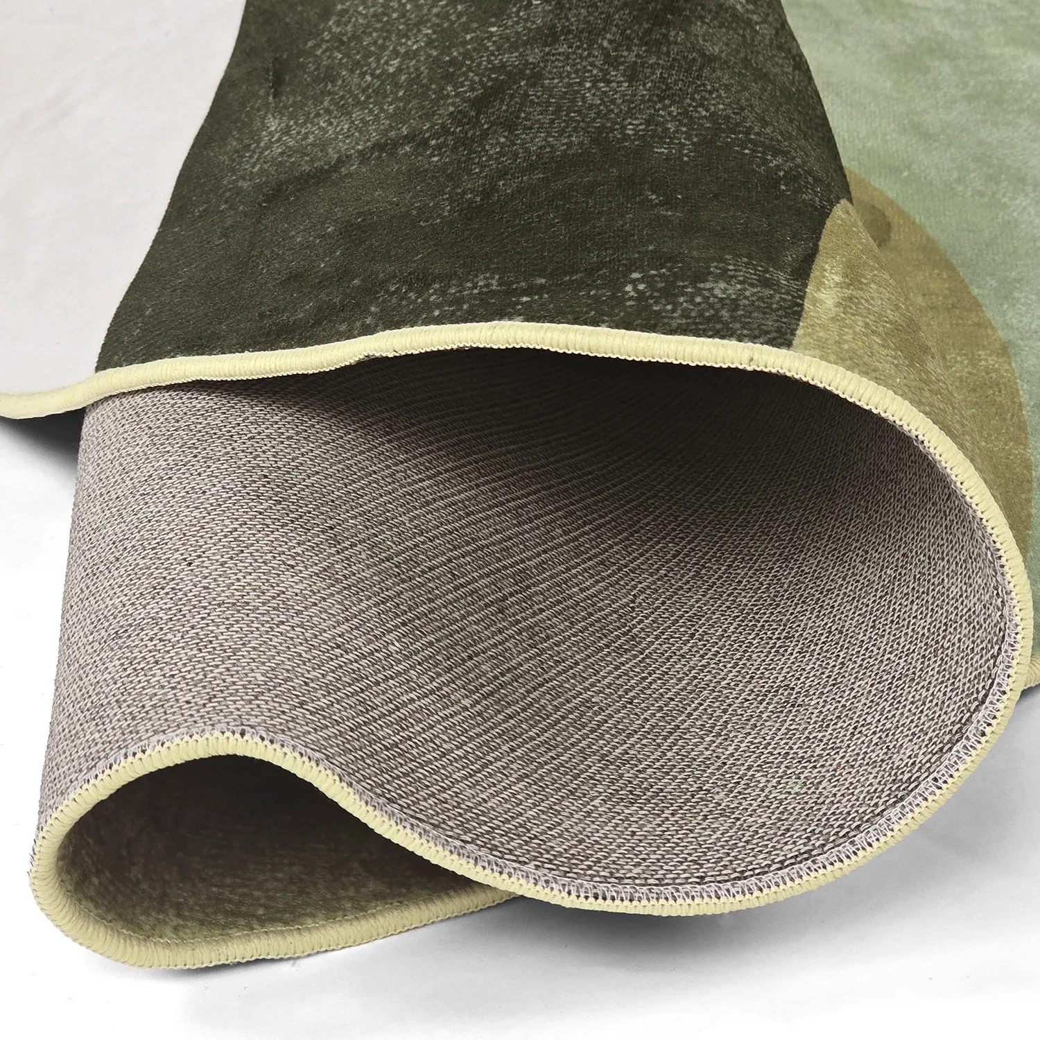 Kruhový koberec - Barcelona (hnedý)