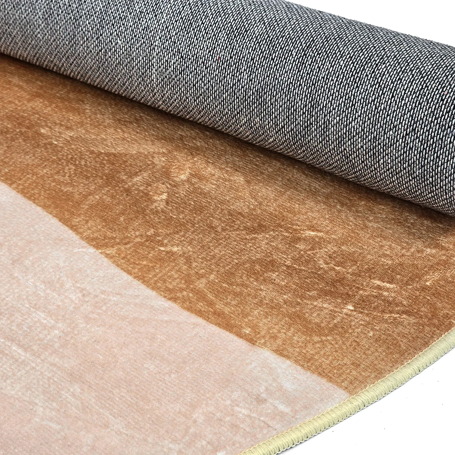 Kruhový koberec - Barcelona (šampanské)