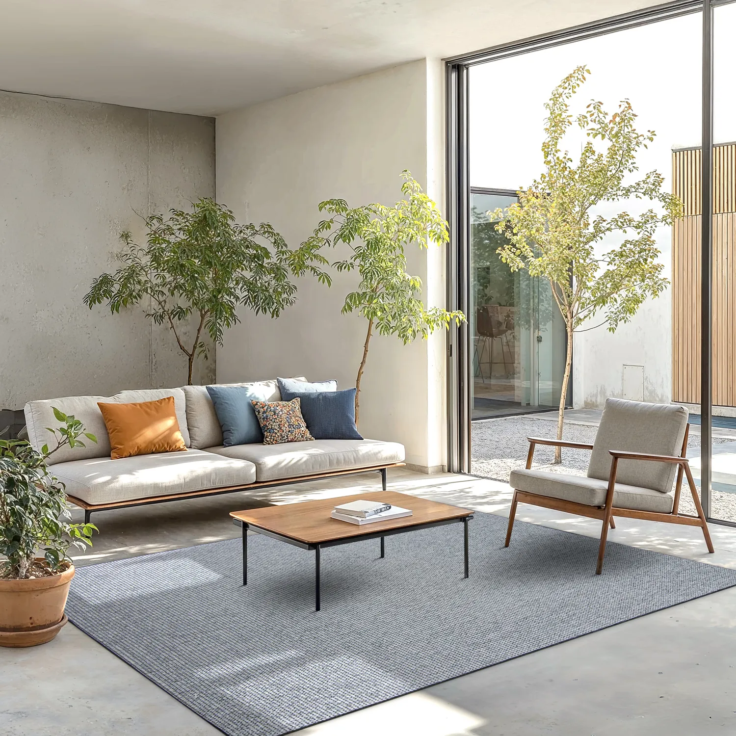 Koberec pre interiér a exteriér - Bergen (antracit)