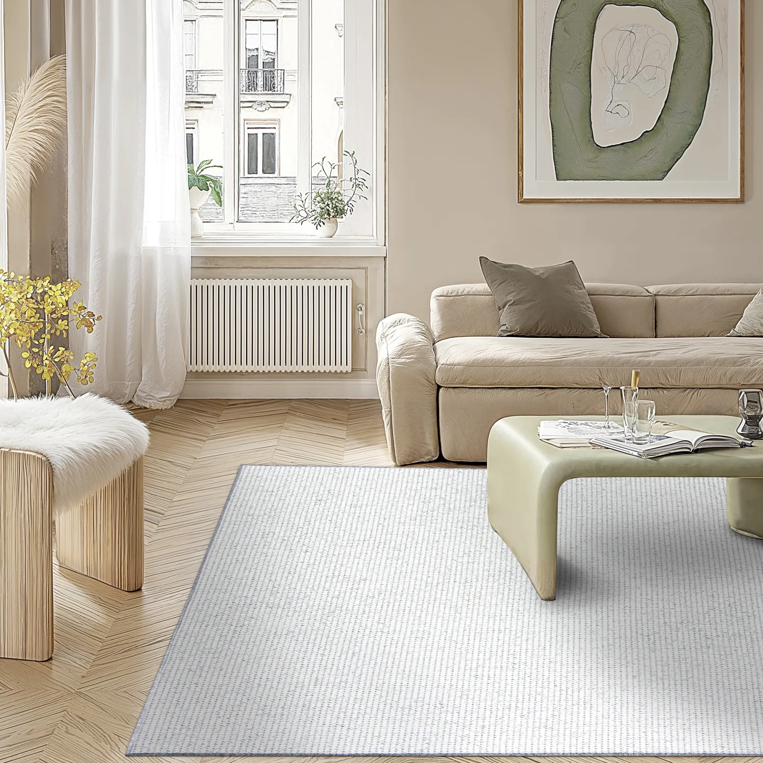 Koberec pre interiér a exteriér - Bergen (strieborný)