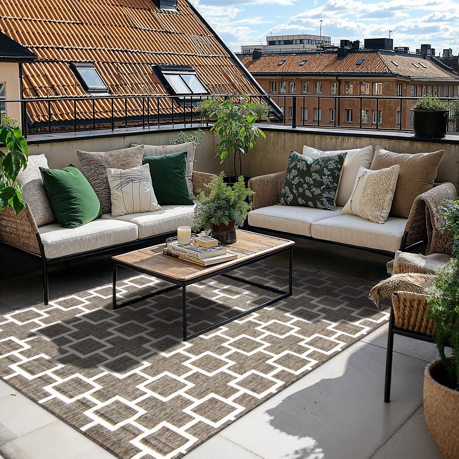 Koberec do interiéru a exteriéru - Brussels Silver (šedá)