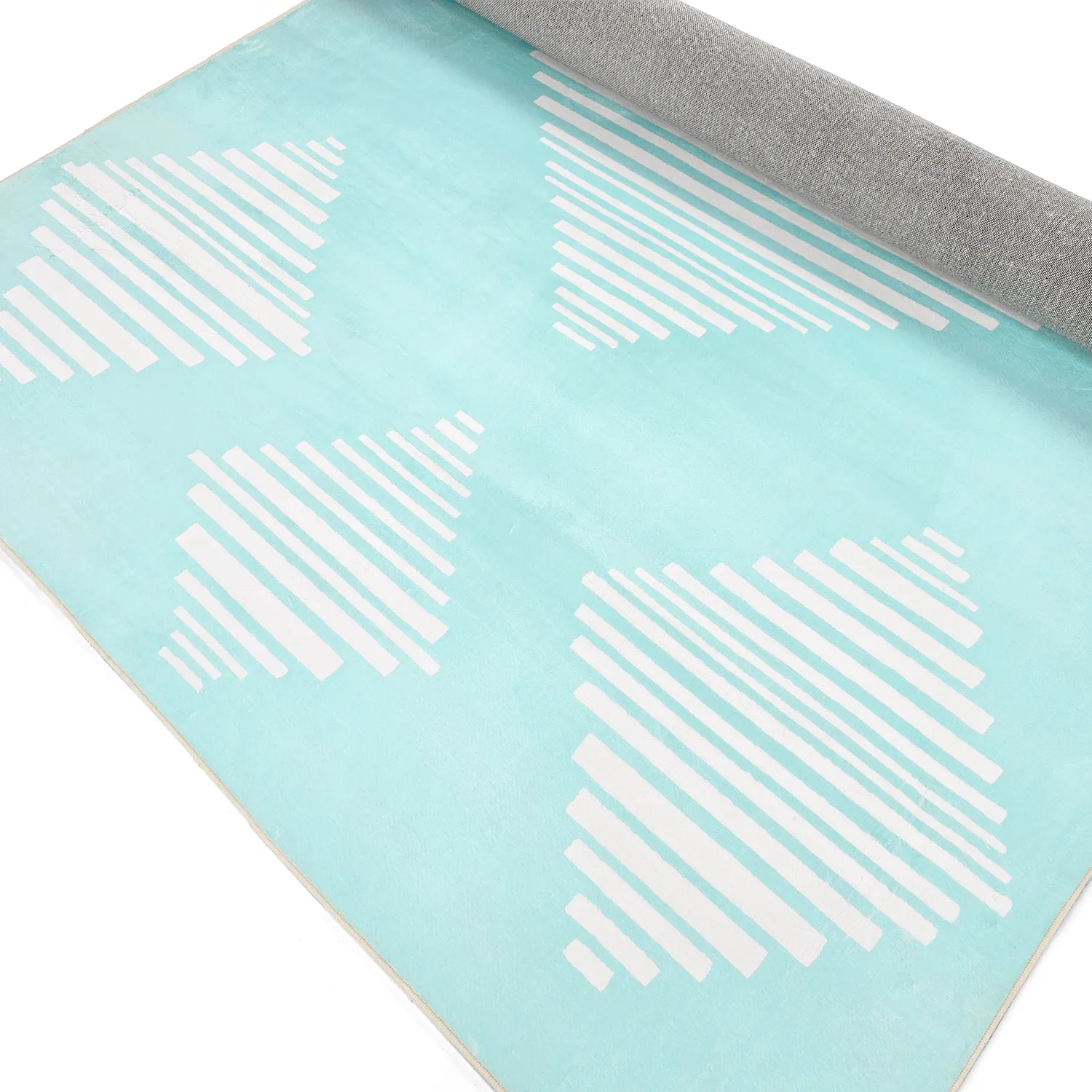 Koberec Wilton - Carmen (svetlo modrá/biela)