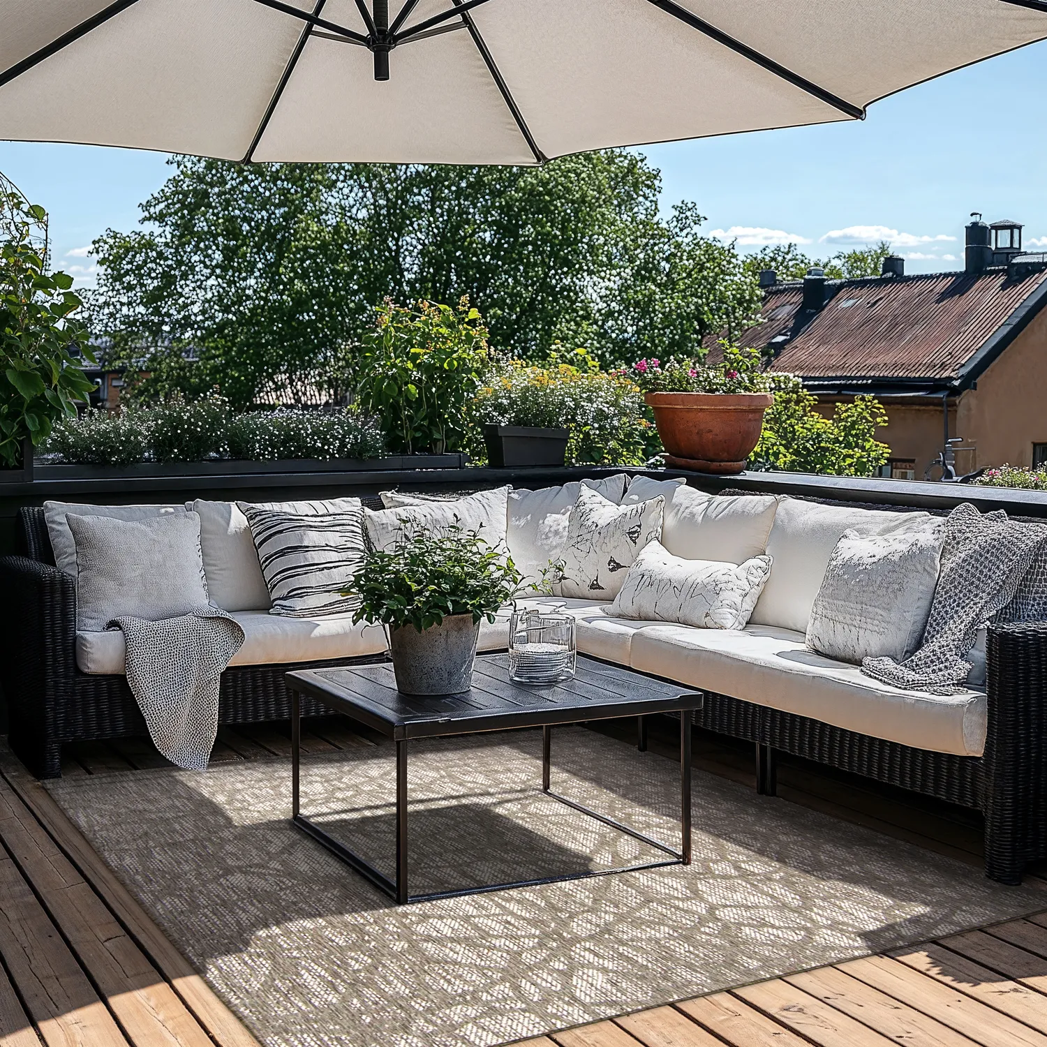 Koberec pre interiér a exteriér - Brussels Diamond (šedý)