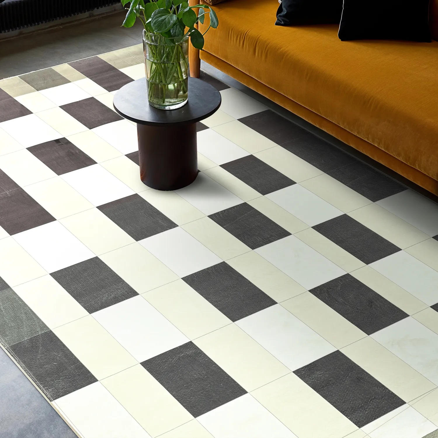 Koberec Wilton - Ferro (hnedý/krémový)