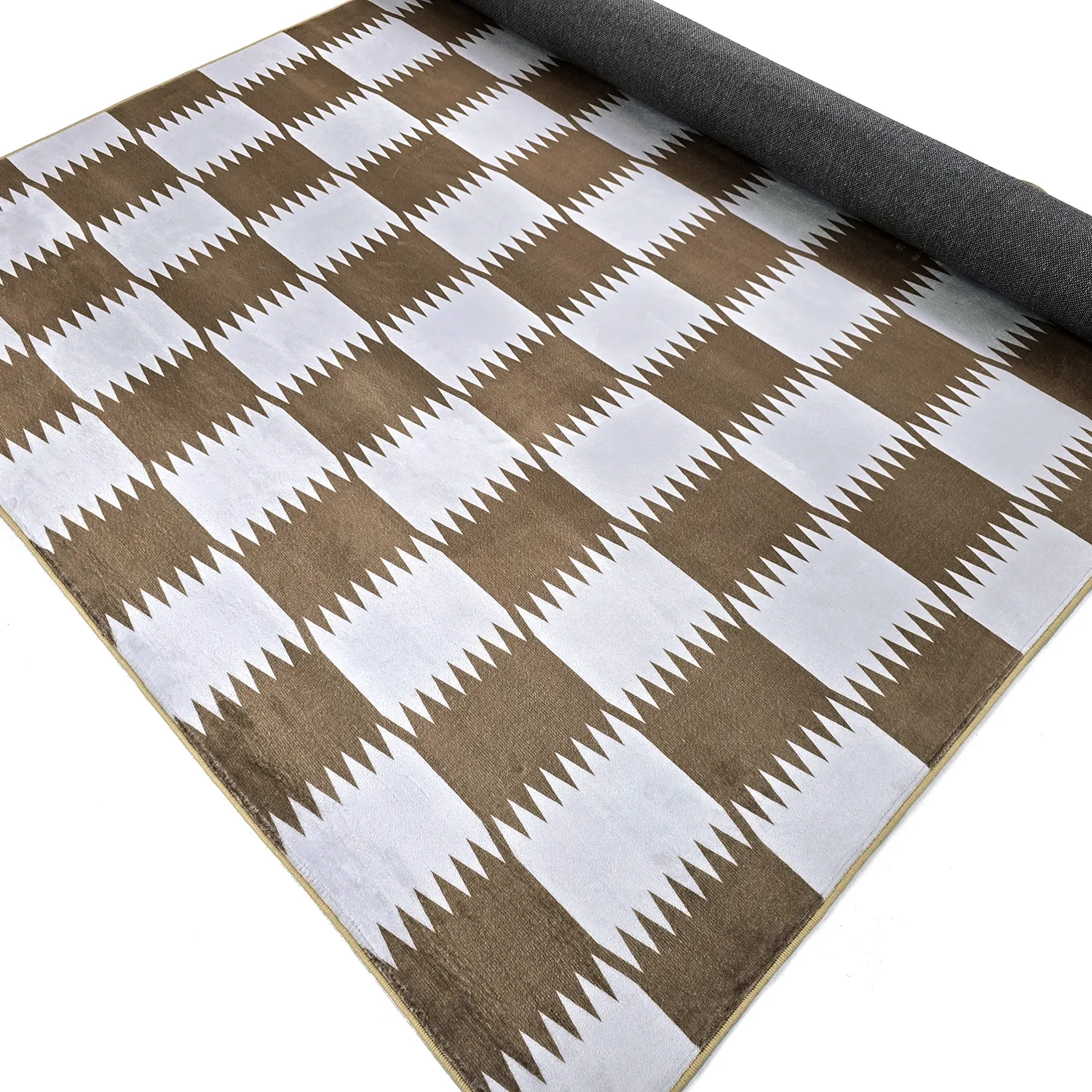 Koberec Wilton - Gobi (hnedý/biely)