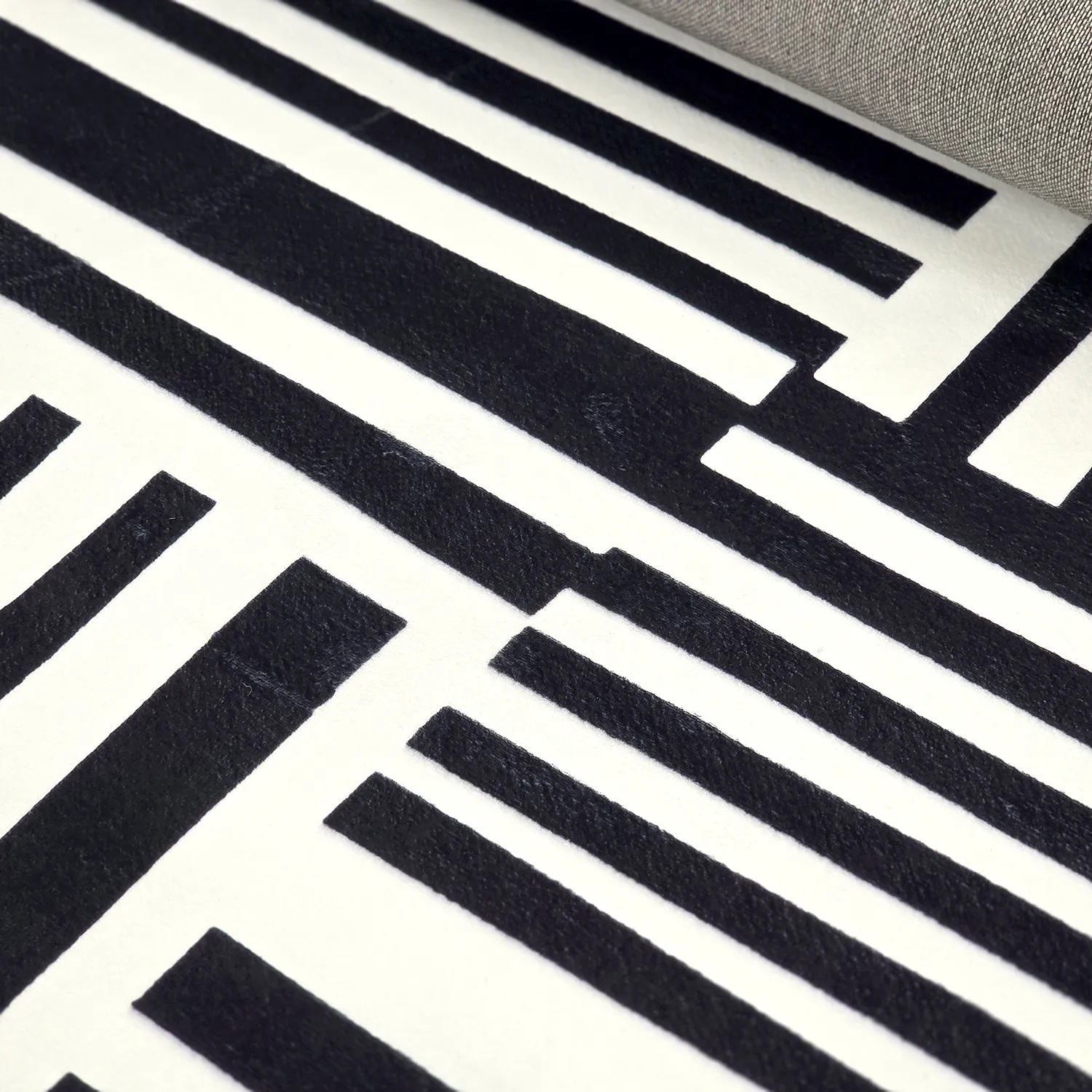 Koberec Wilton - Joma (čierny/biely)