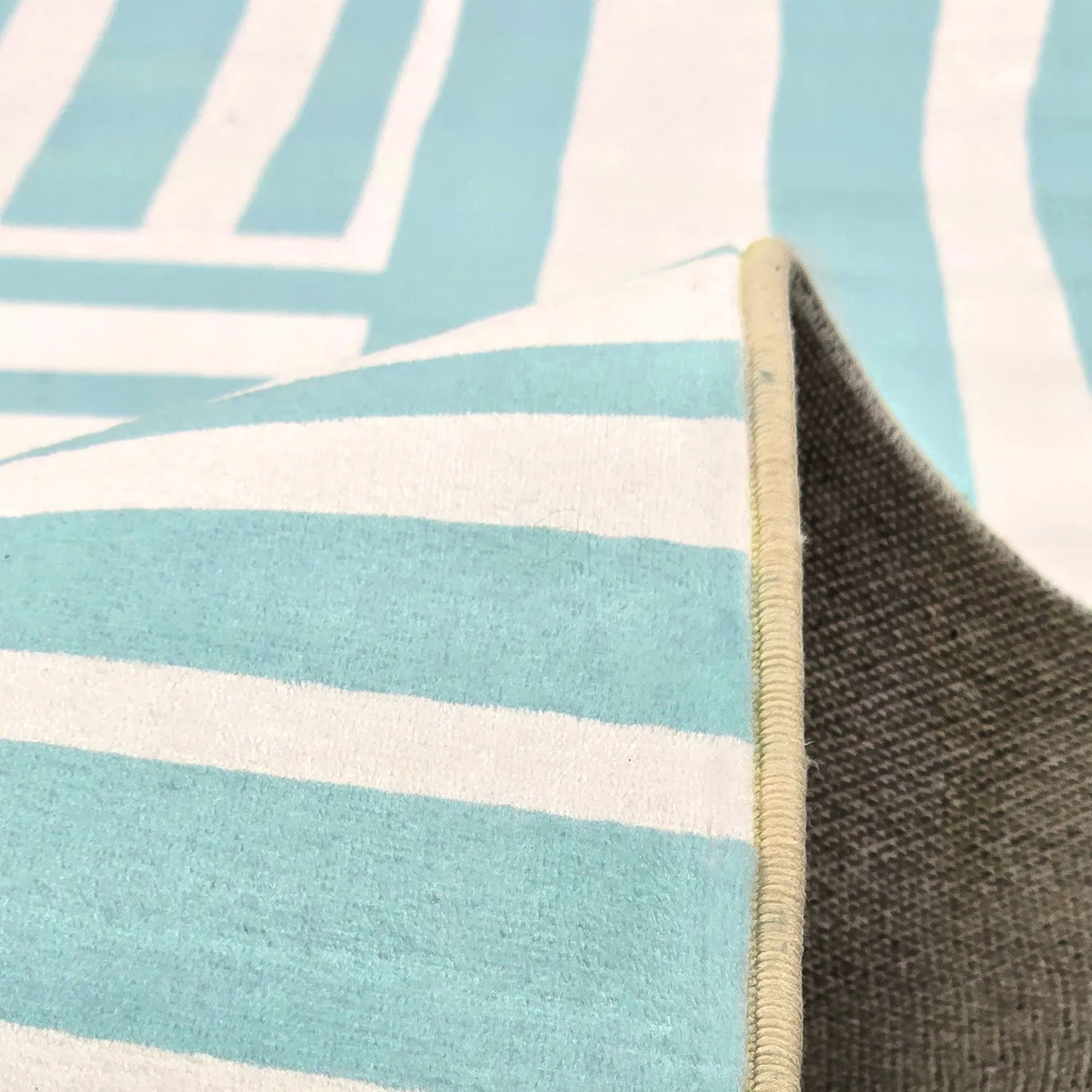 Koberec Wilton - Joma (tyrkysová/biela)