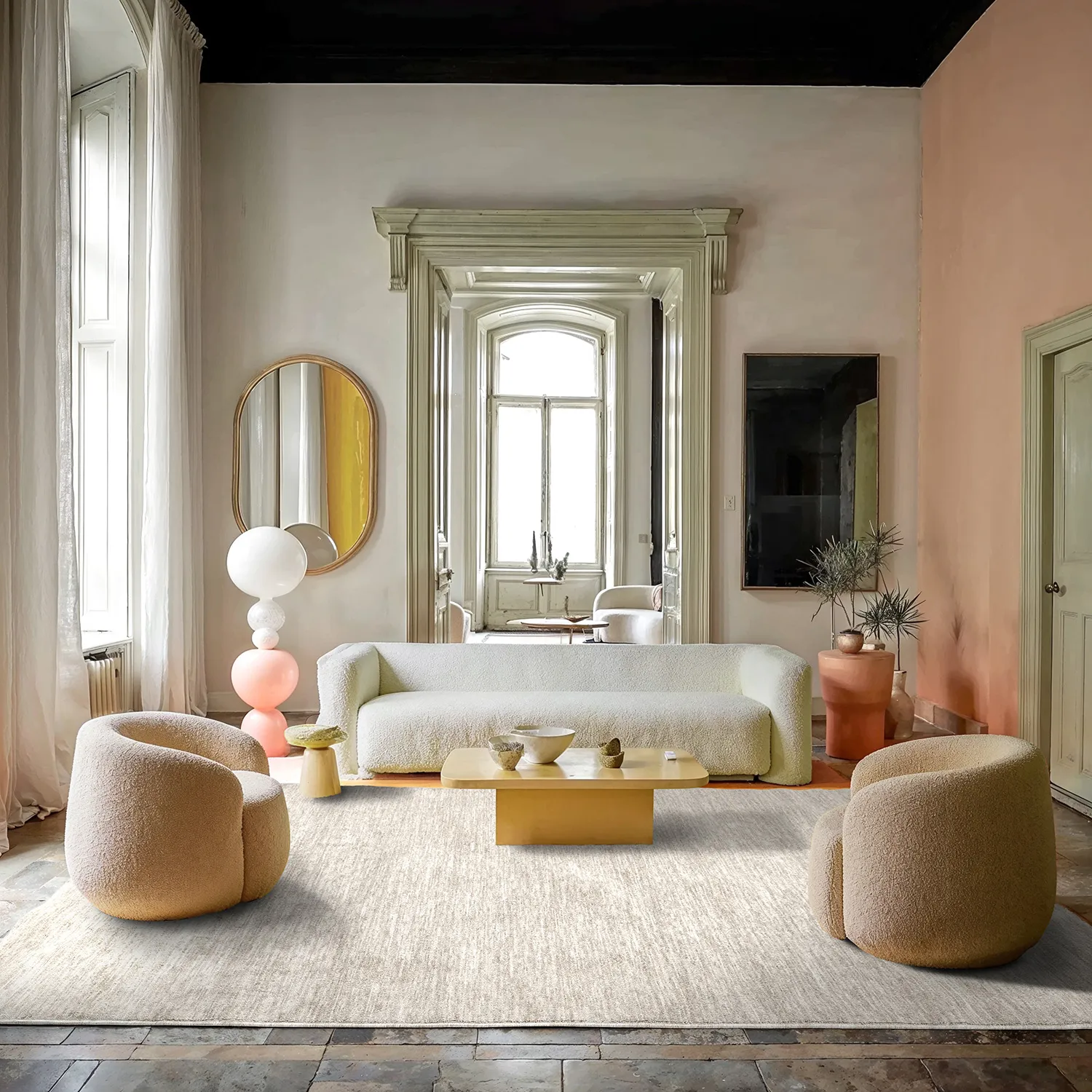 Wilton koberec - Kither (tmavý béžový)