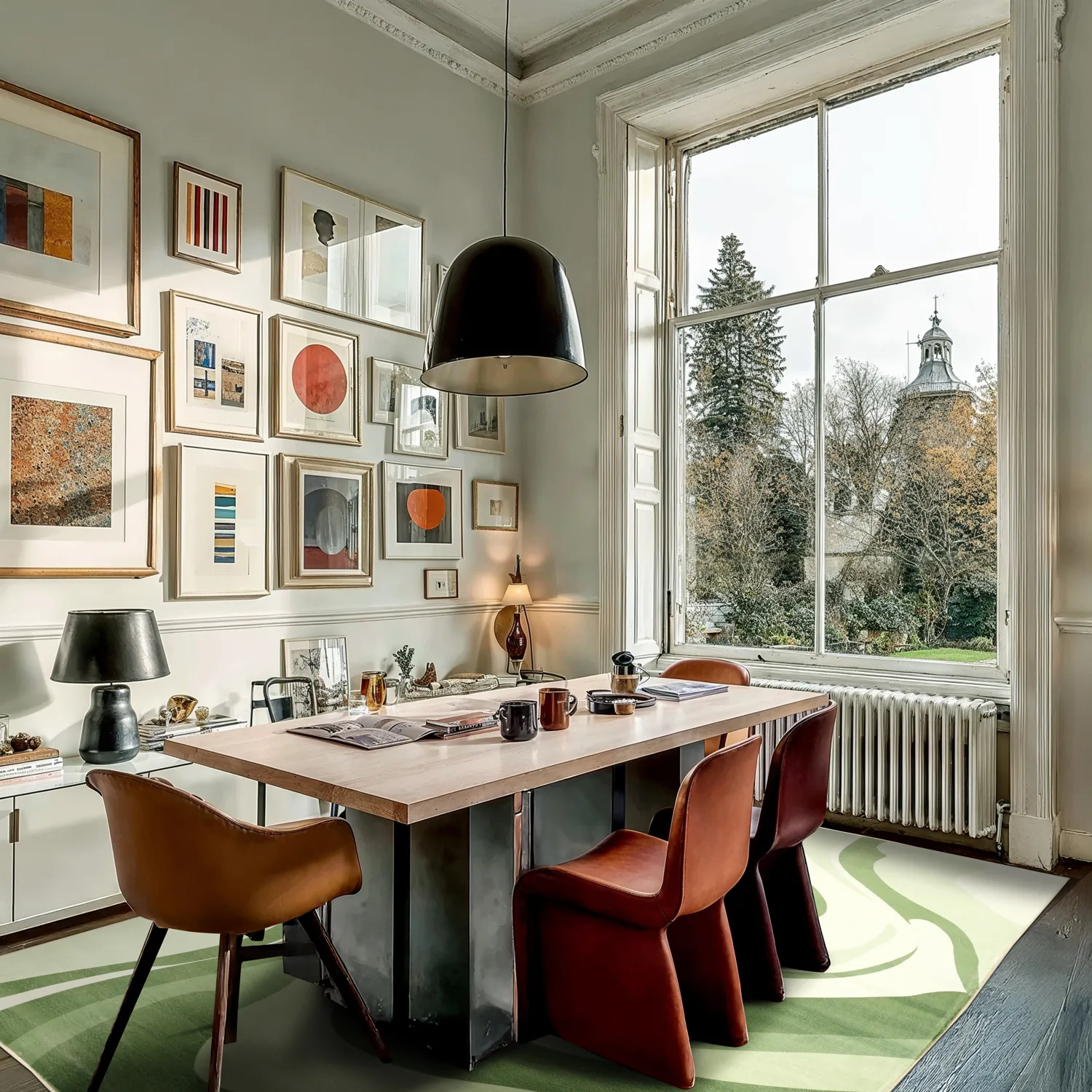 Koberec Wilton - Mudgee (zelený/multi)