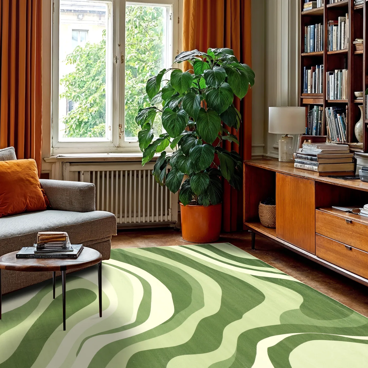 Koberec Wilton - Mudgee (zelený/multi)