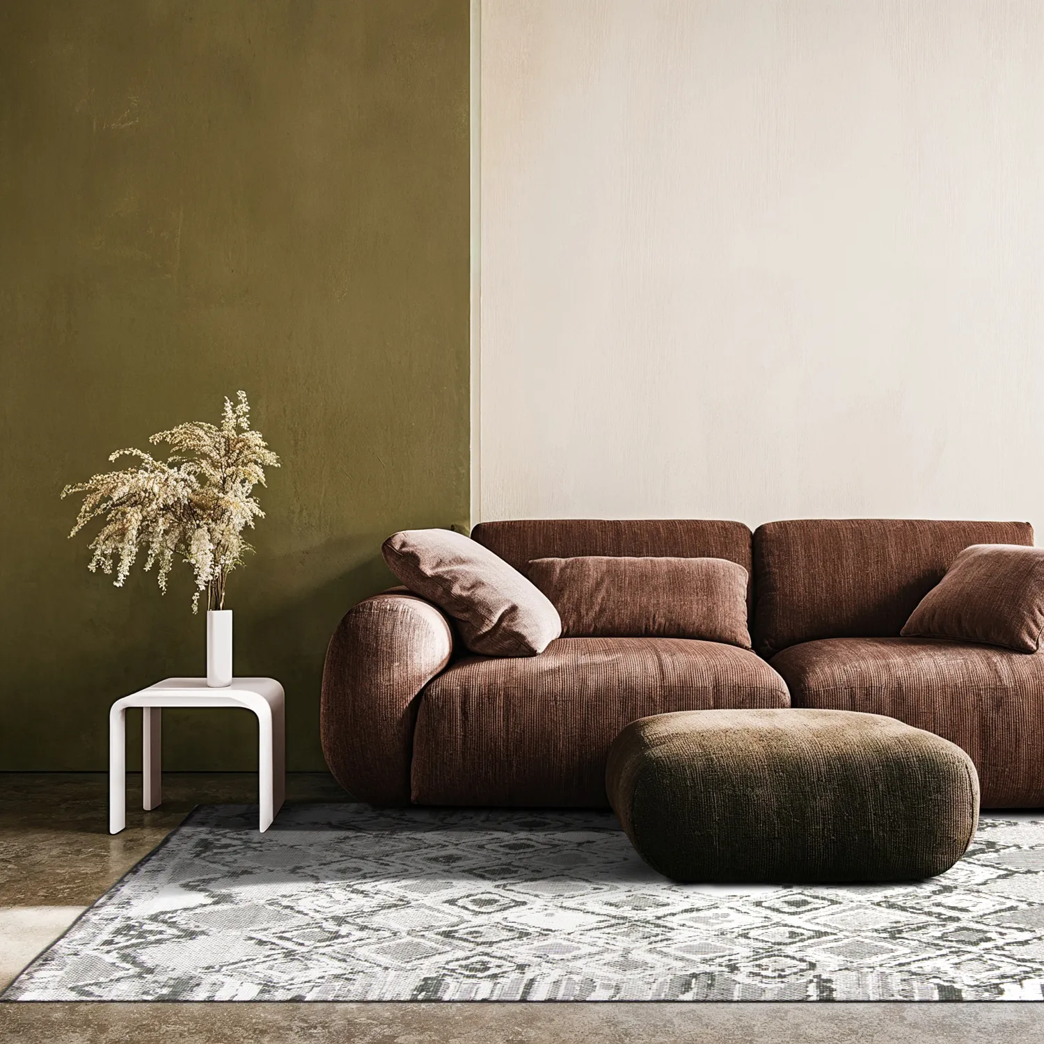 Koberec na interiér a exteriér - Brussels Night (šedý)