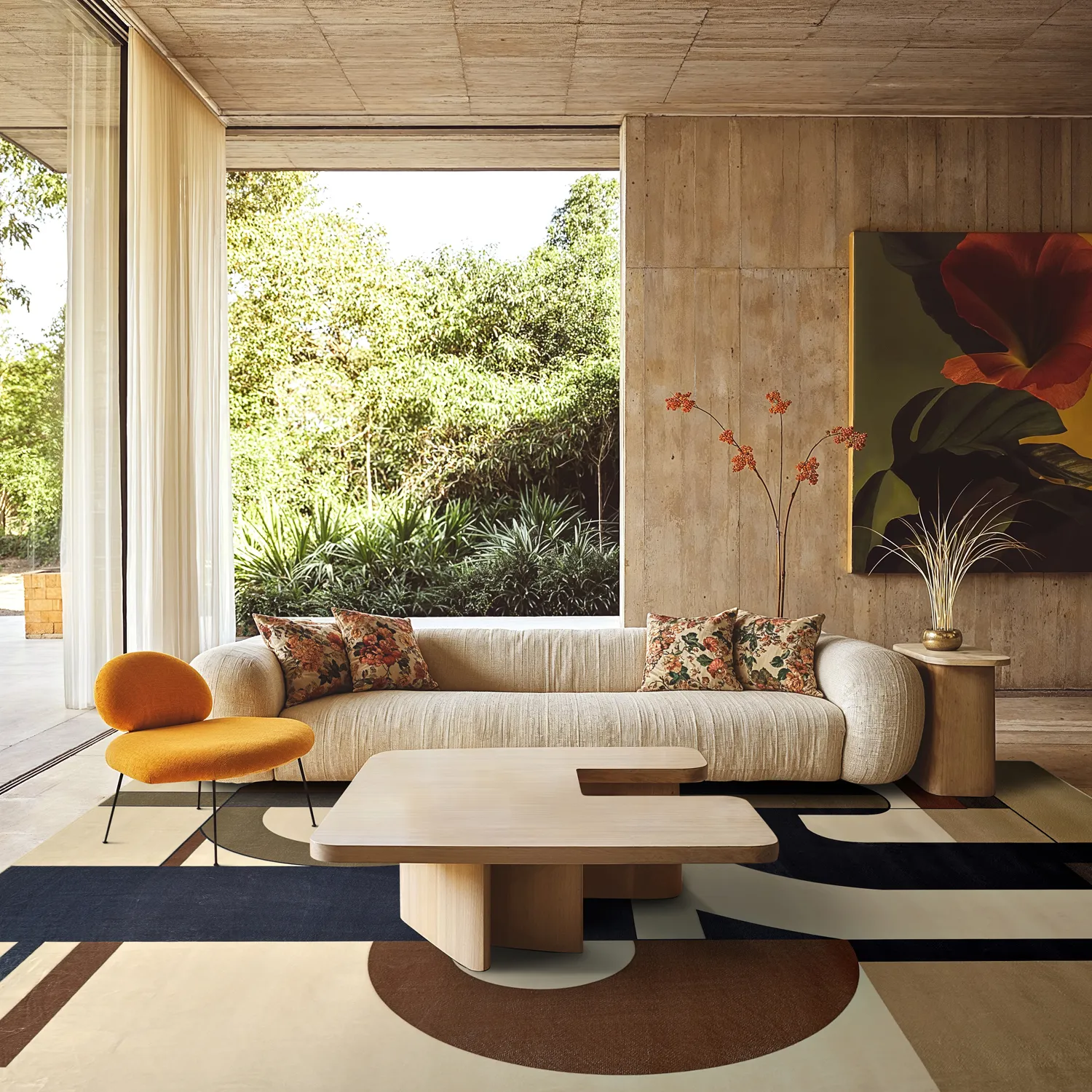 Koberec Wilton - Nysa (hnedý/multi)