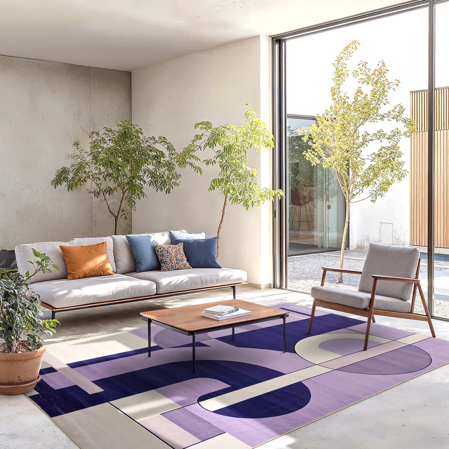 Koberec Wilton - Nysa (fialový/multi)