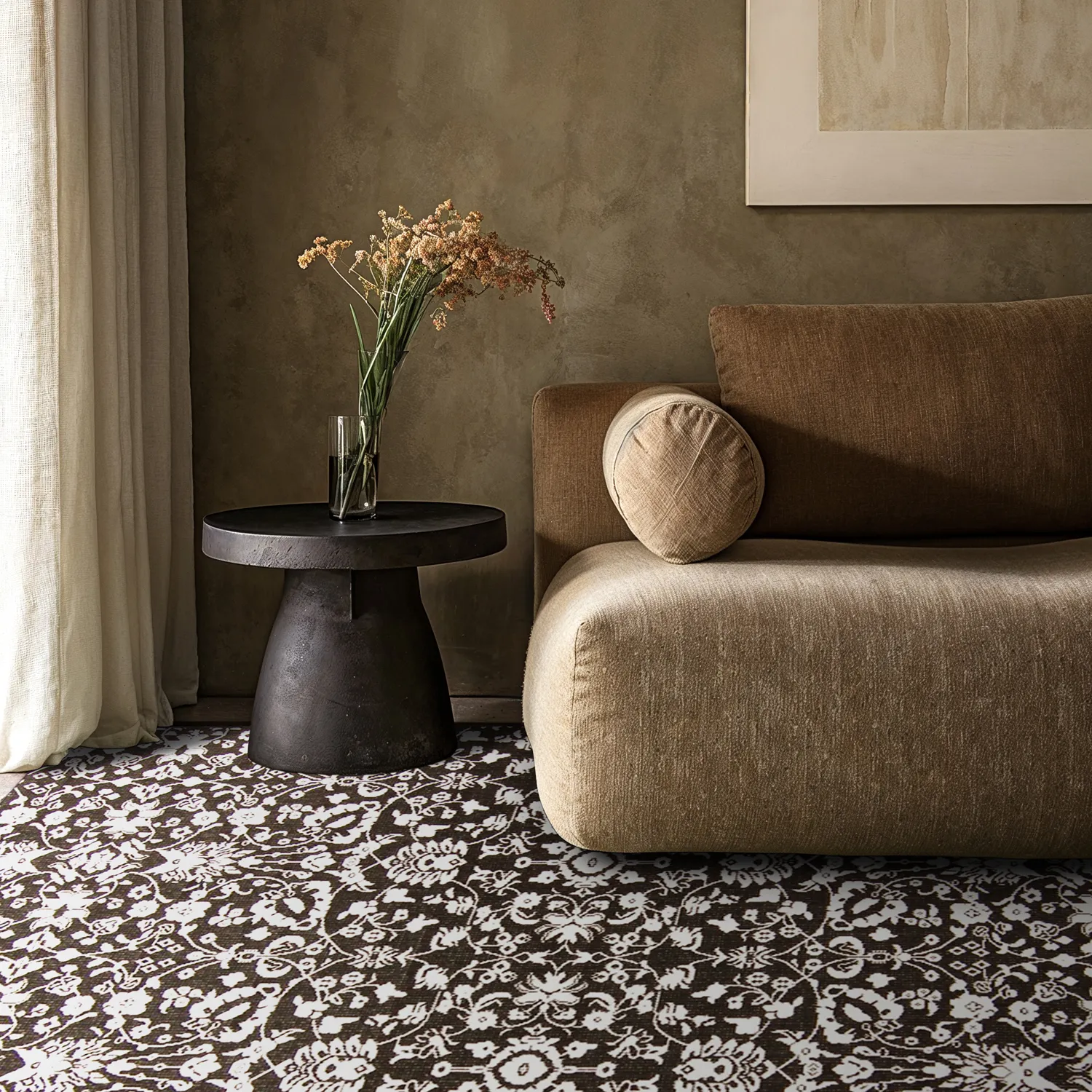 Koberec na interiér a exteriér - Brussels Ocean (čierny)