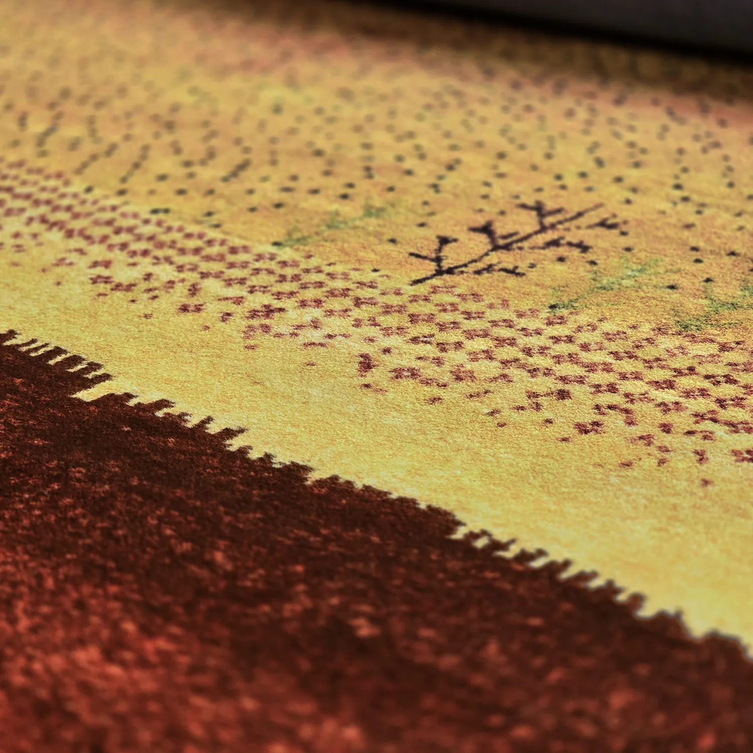 Koberec Wilton - Oia (červený/multi)