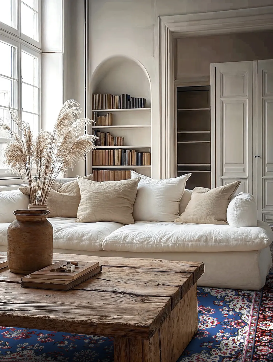 Koberec Wilton - Peking (modrý)