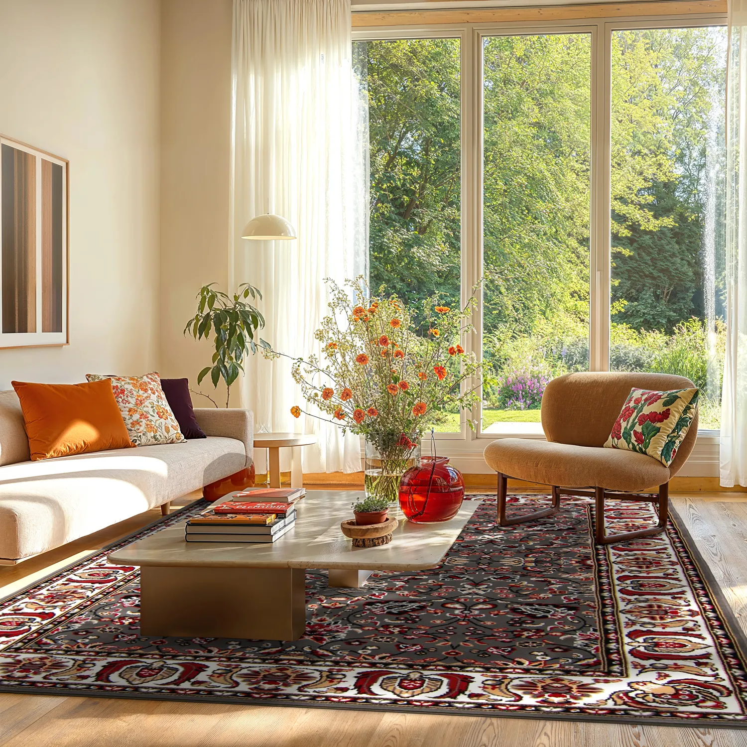 Wiltonmatta - Peking Imperial (grå)