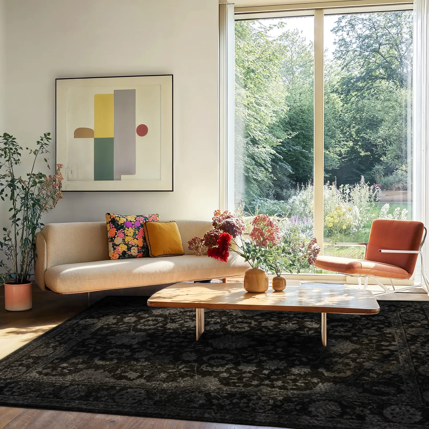 Koberec Wilton - Peking Majestic (čierny)