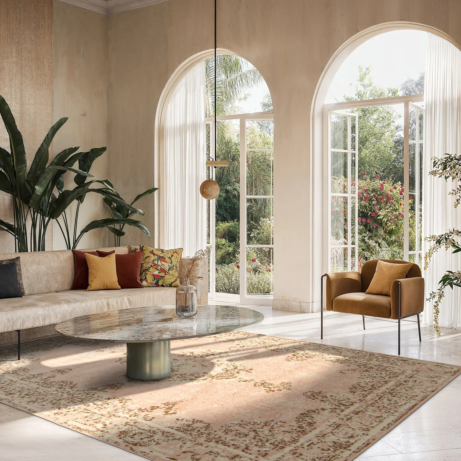 Koberec Wilton - Peking (ružový)