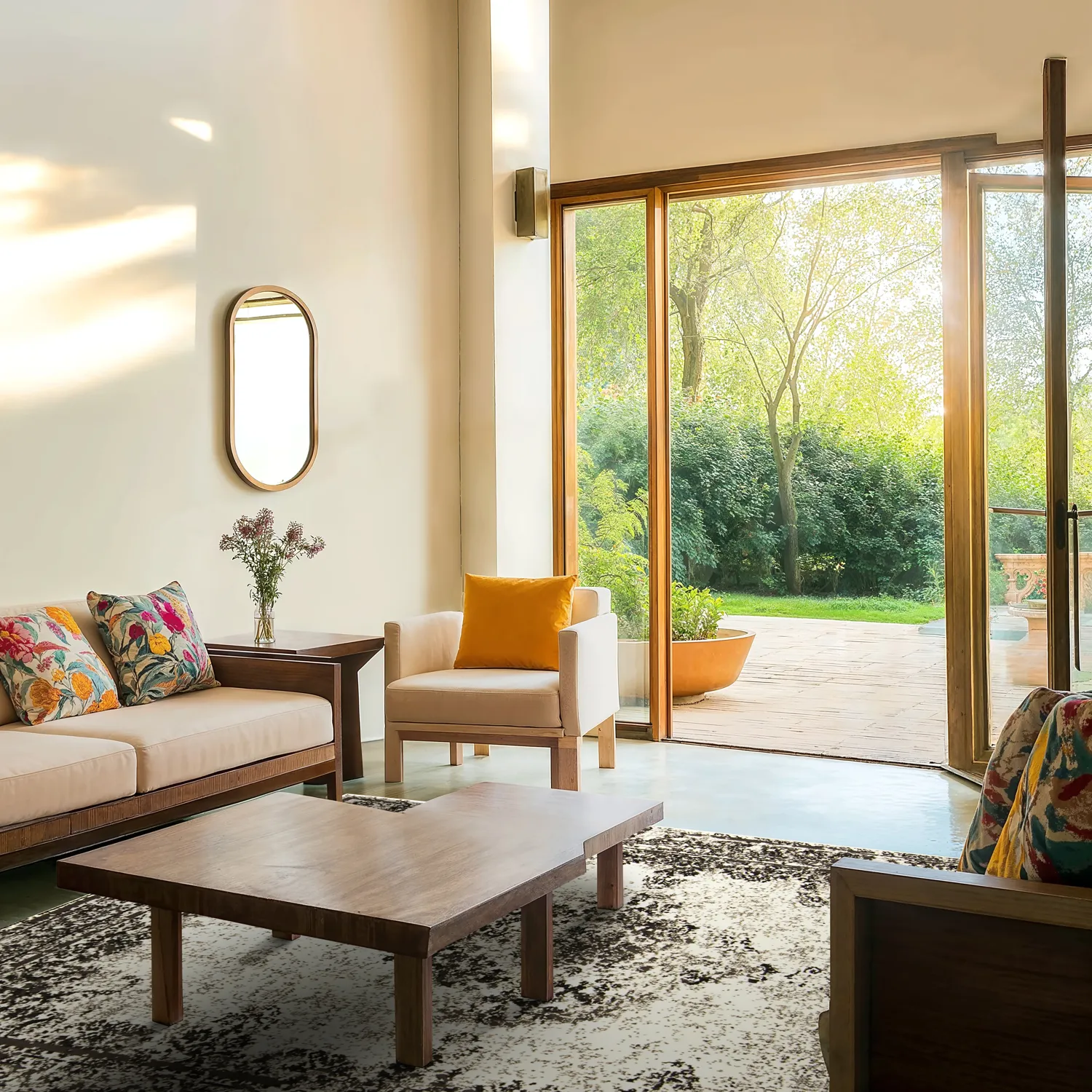 Koberec Wilton - Peking (biely)