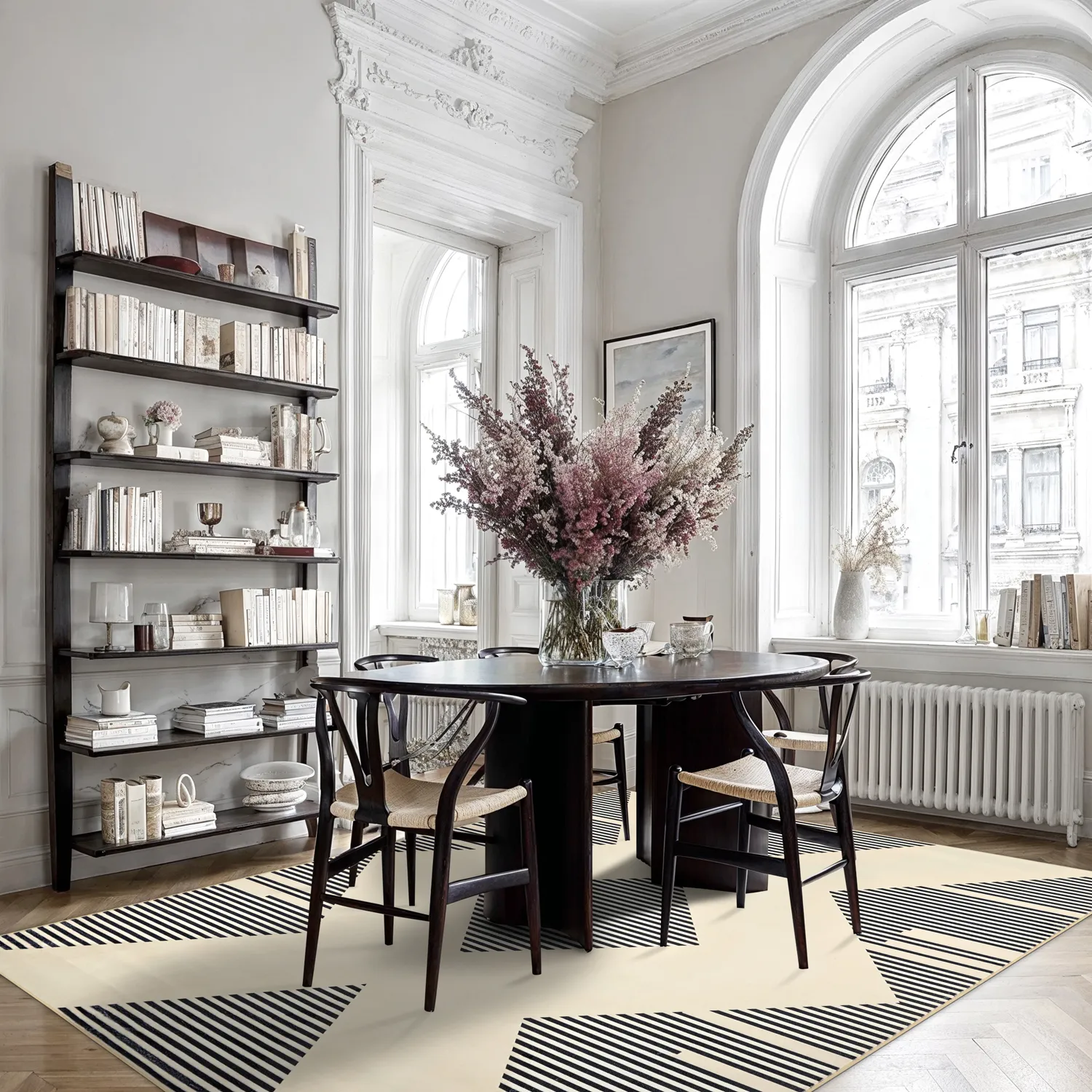 Koberec Wilton - Pucon (čierny/krémový)