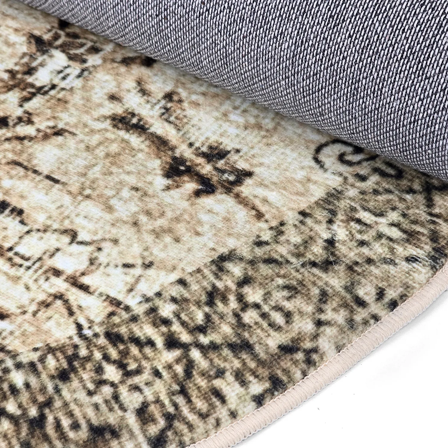 Kruhový koberec - Rosalie (hnedý)