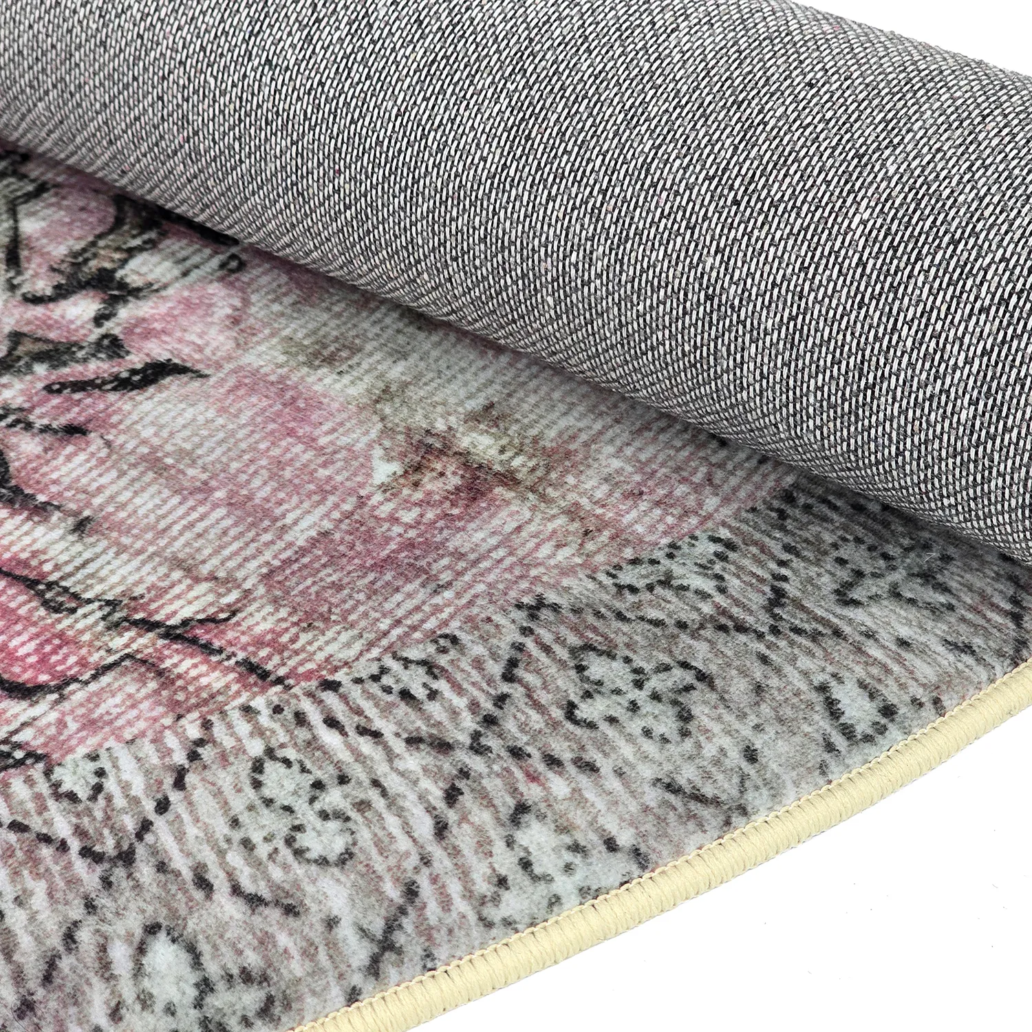 Kruhový koberec - Rosalie (ružový)