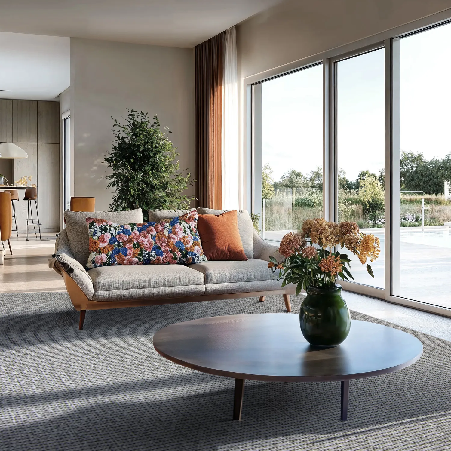 Koberec na interiér a exteriér - Tromsø (antracitový)