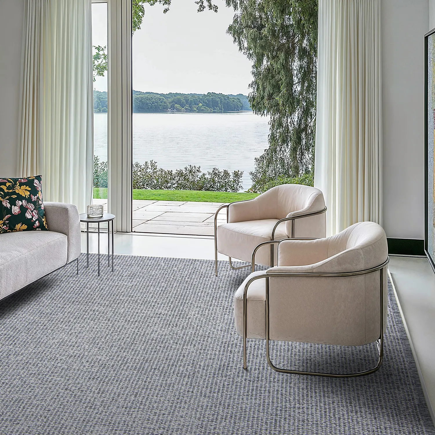 Inomhus- utomhusmatta - Tromsø (silver)