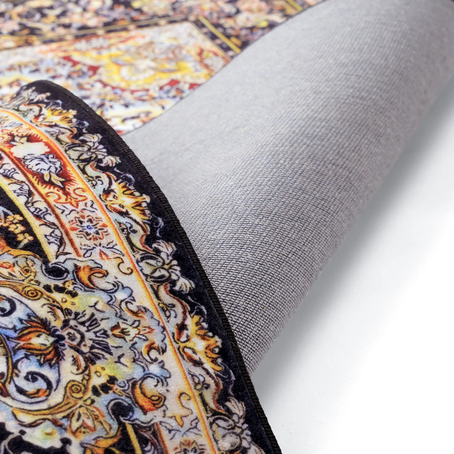 Koberec Wilton - Vakifli (čierny/multicolor)