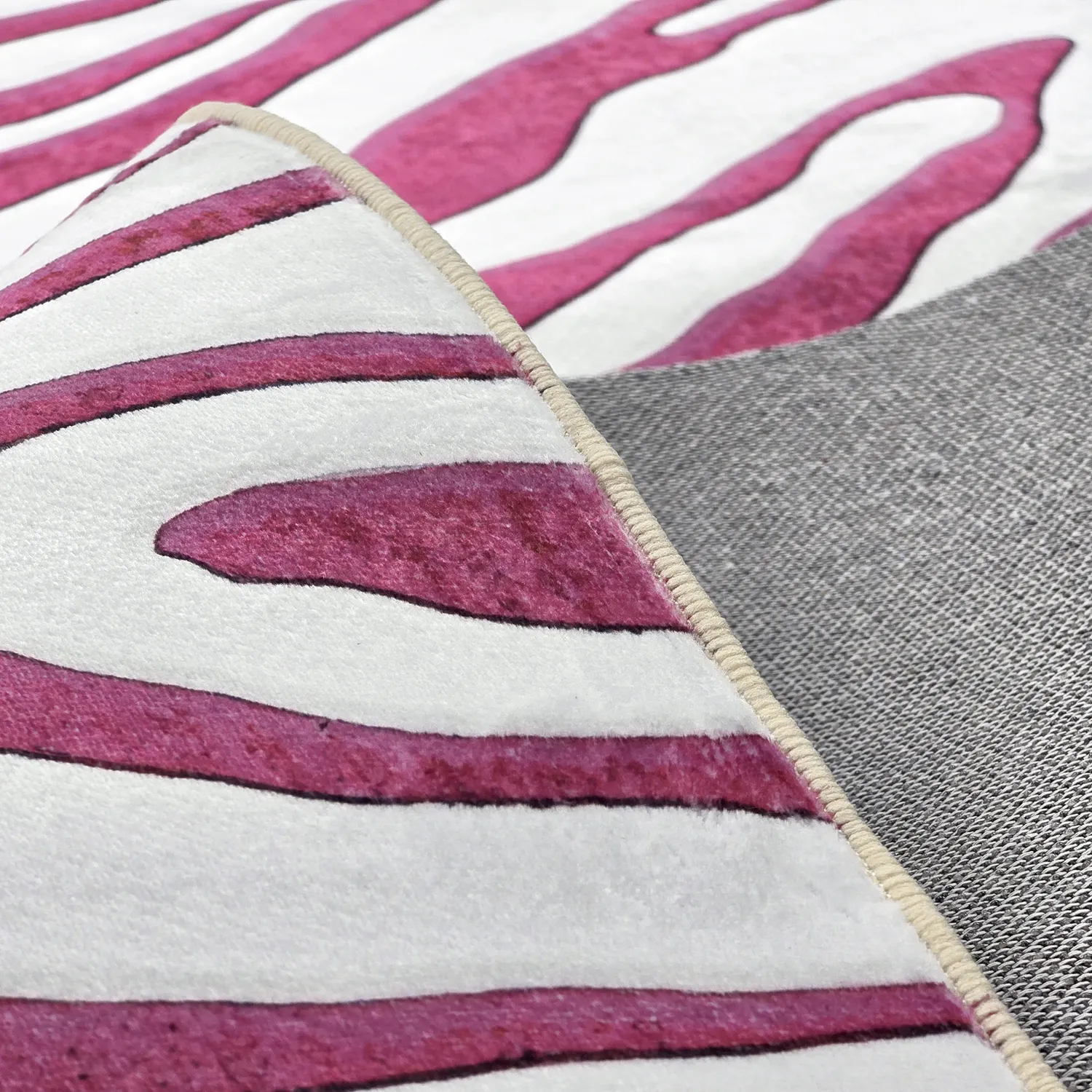 Koberec Wilton - Zebra (ružový)