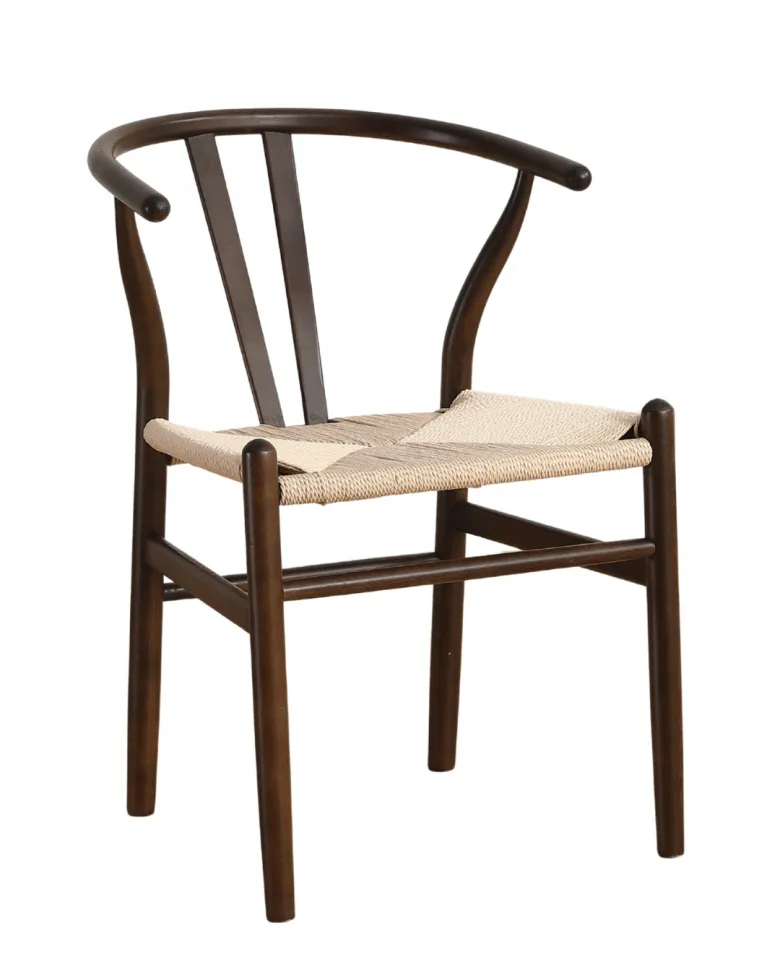 Stol - Alta (valnöt/beige) - 2 st