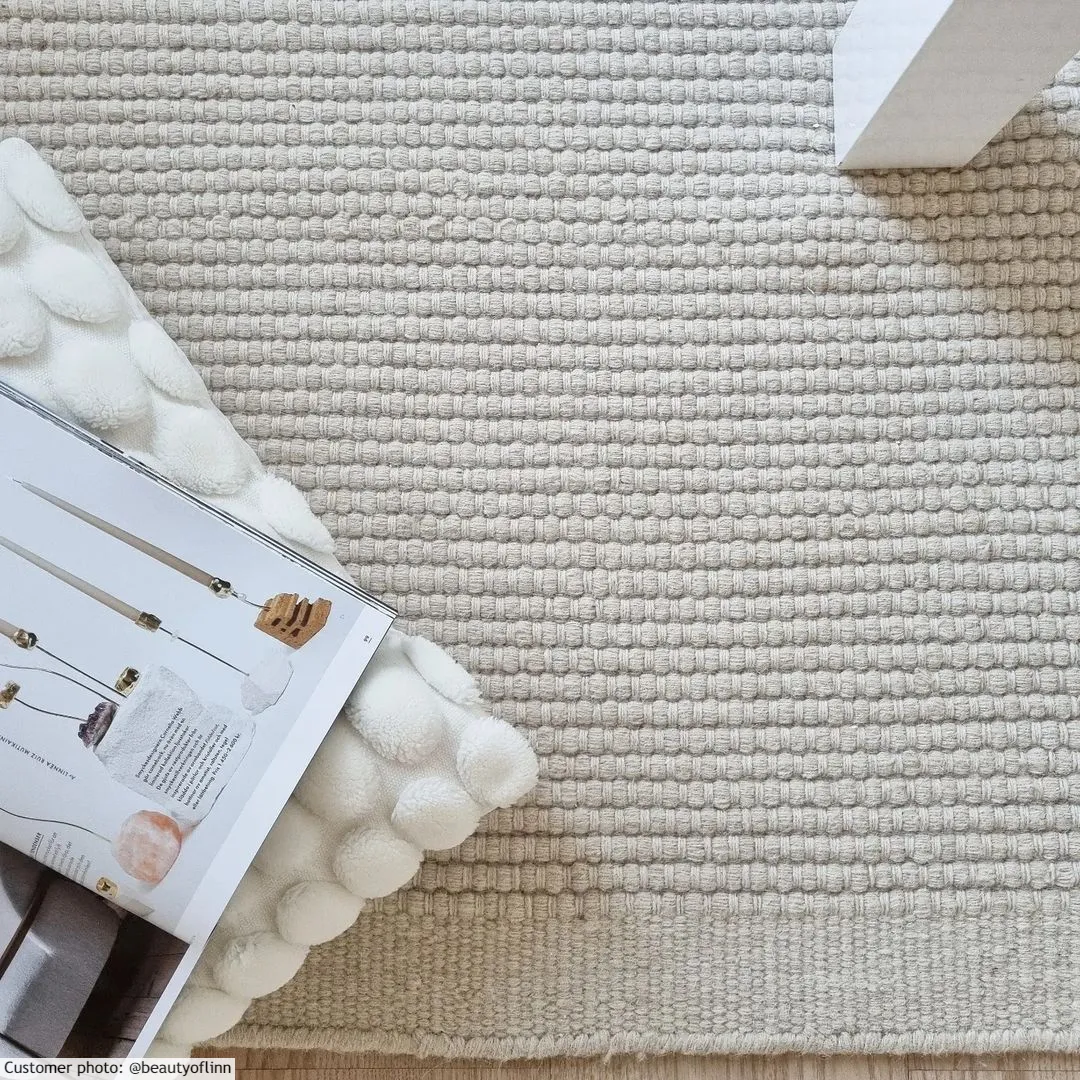 Vlnený koberec - Coastal (krémový)