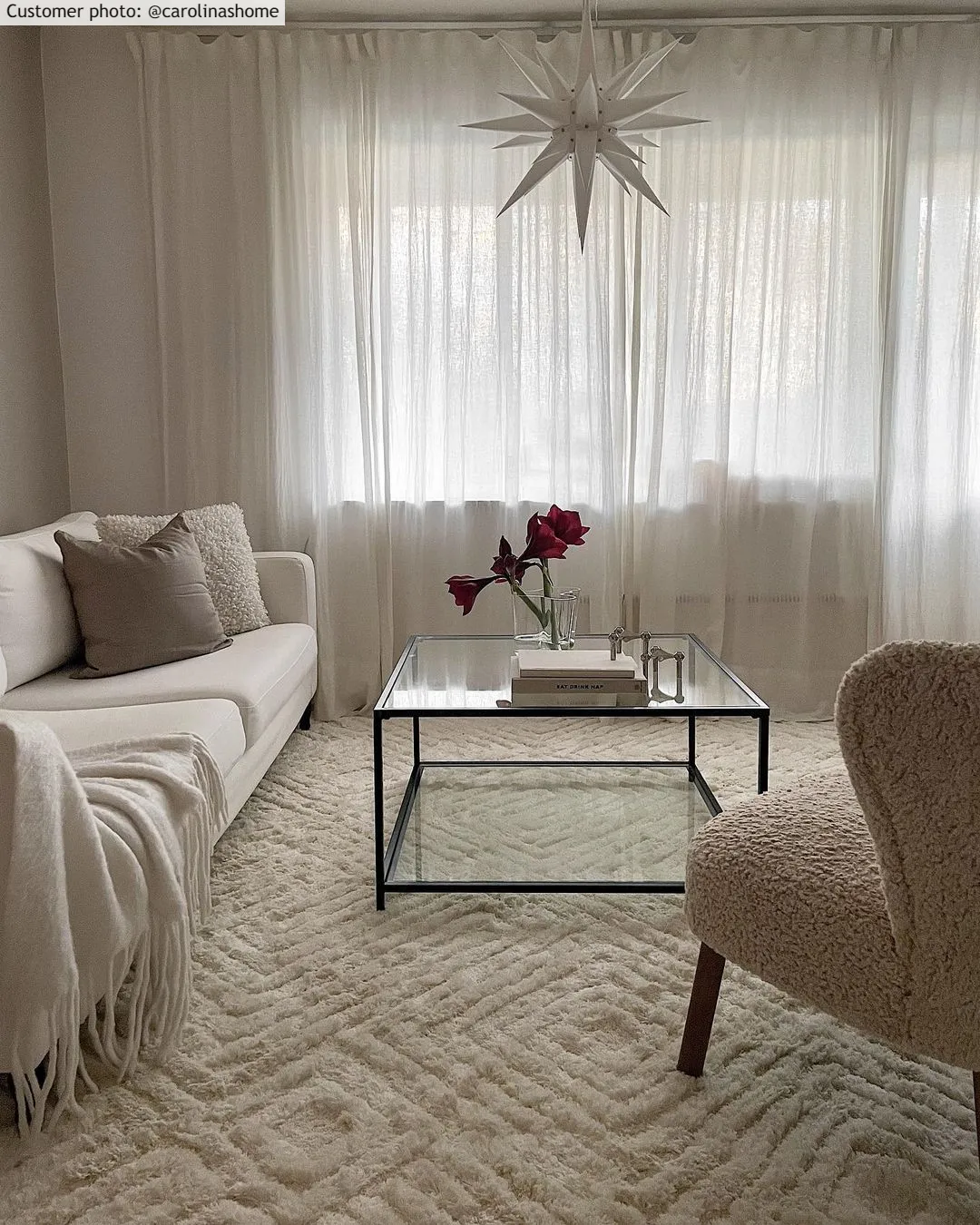 Koberec s dlhým vlasom - Monti (offwhite)