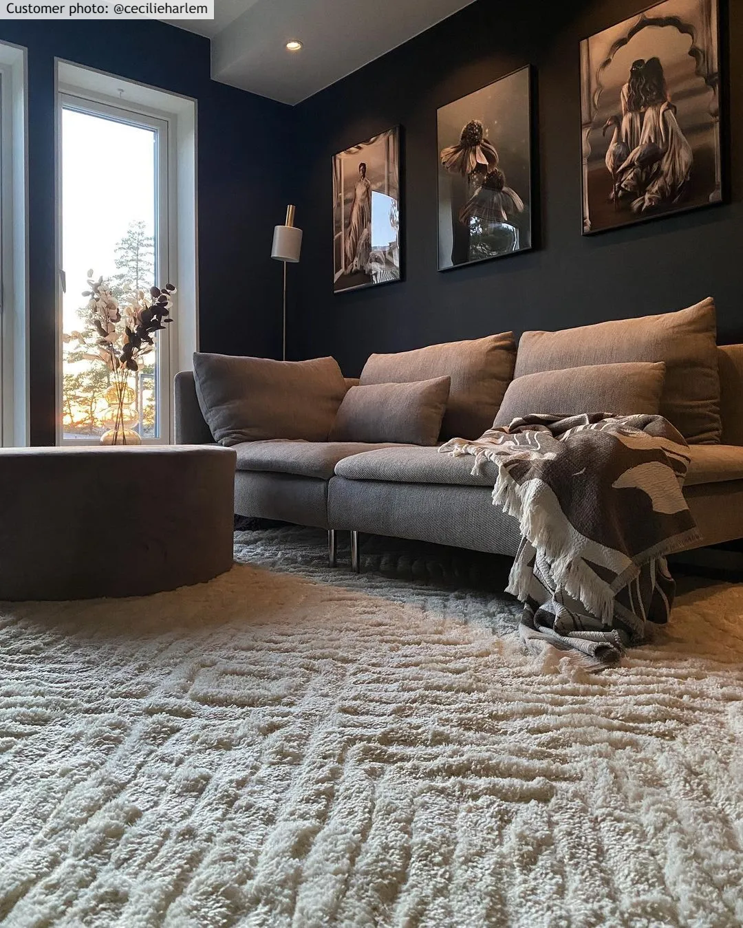 Kruhové koberce - Monti (offwhite)