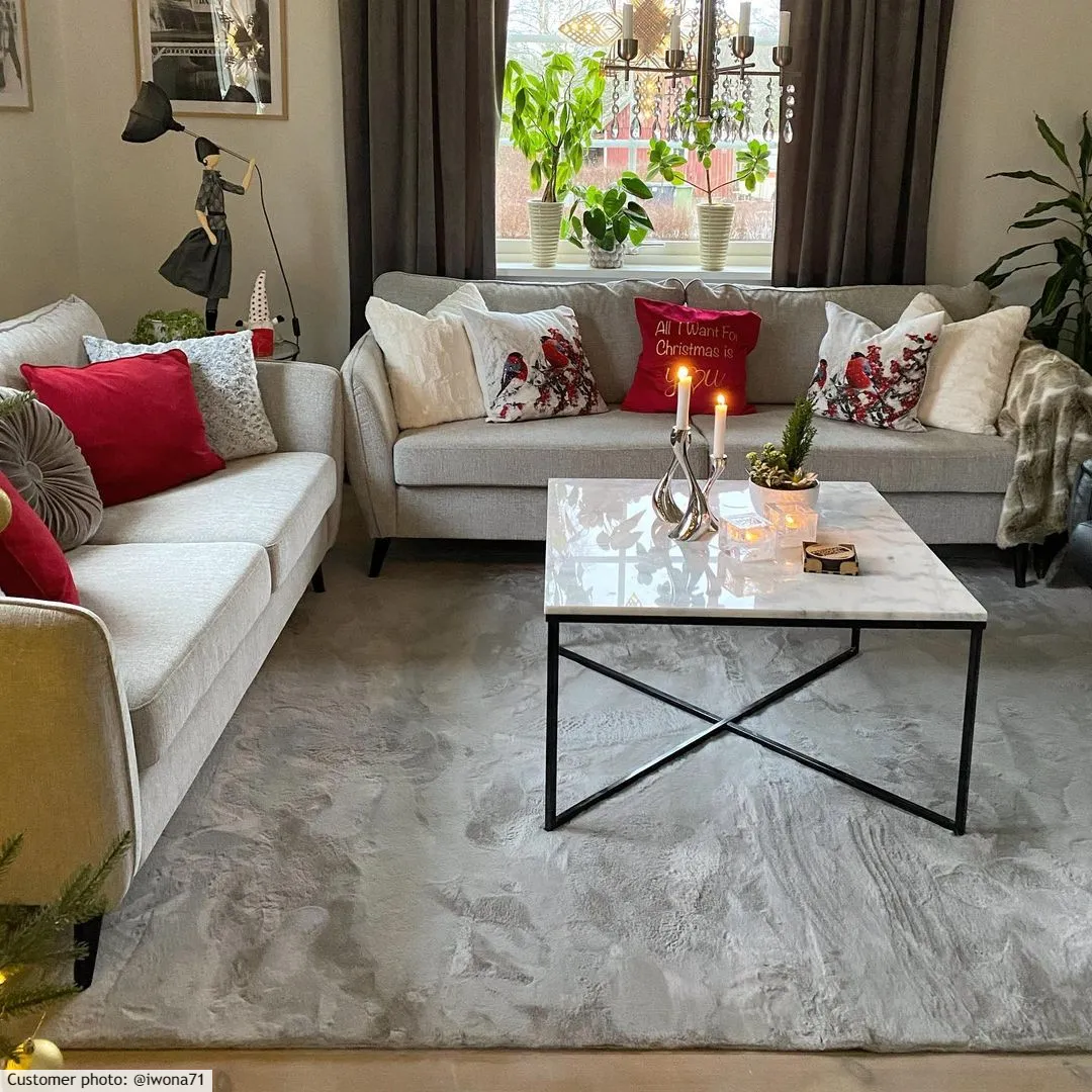 Koberce s dlhým vlasom - Aranga Super Soft Fur (šedá)