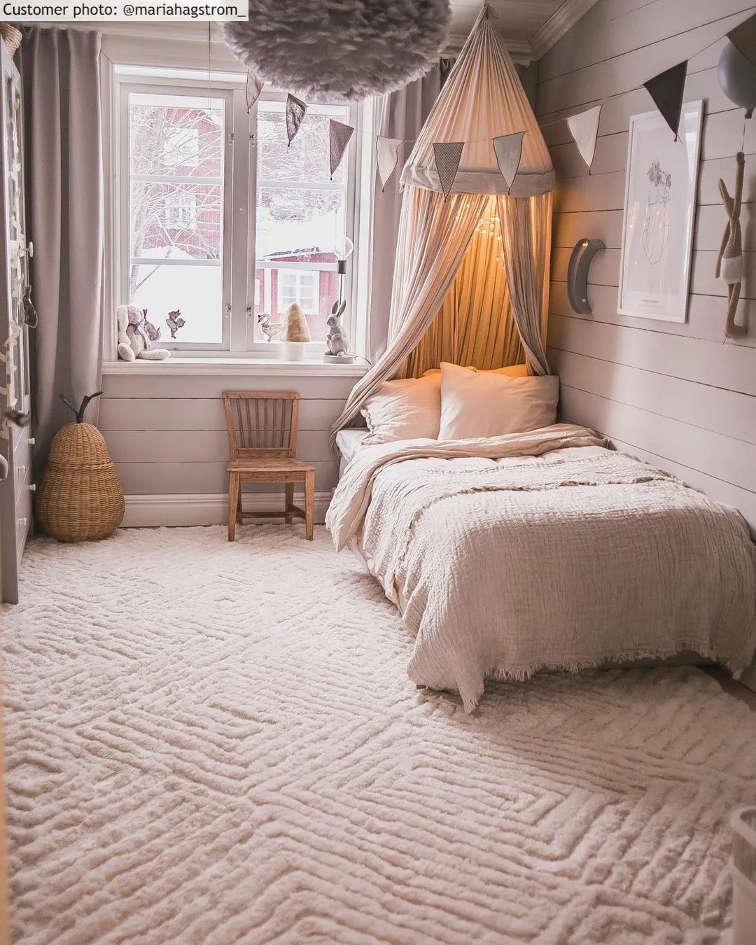 Koberec s dlhým vlasom - Monti (offwhite)