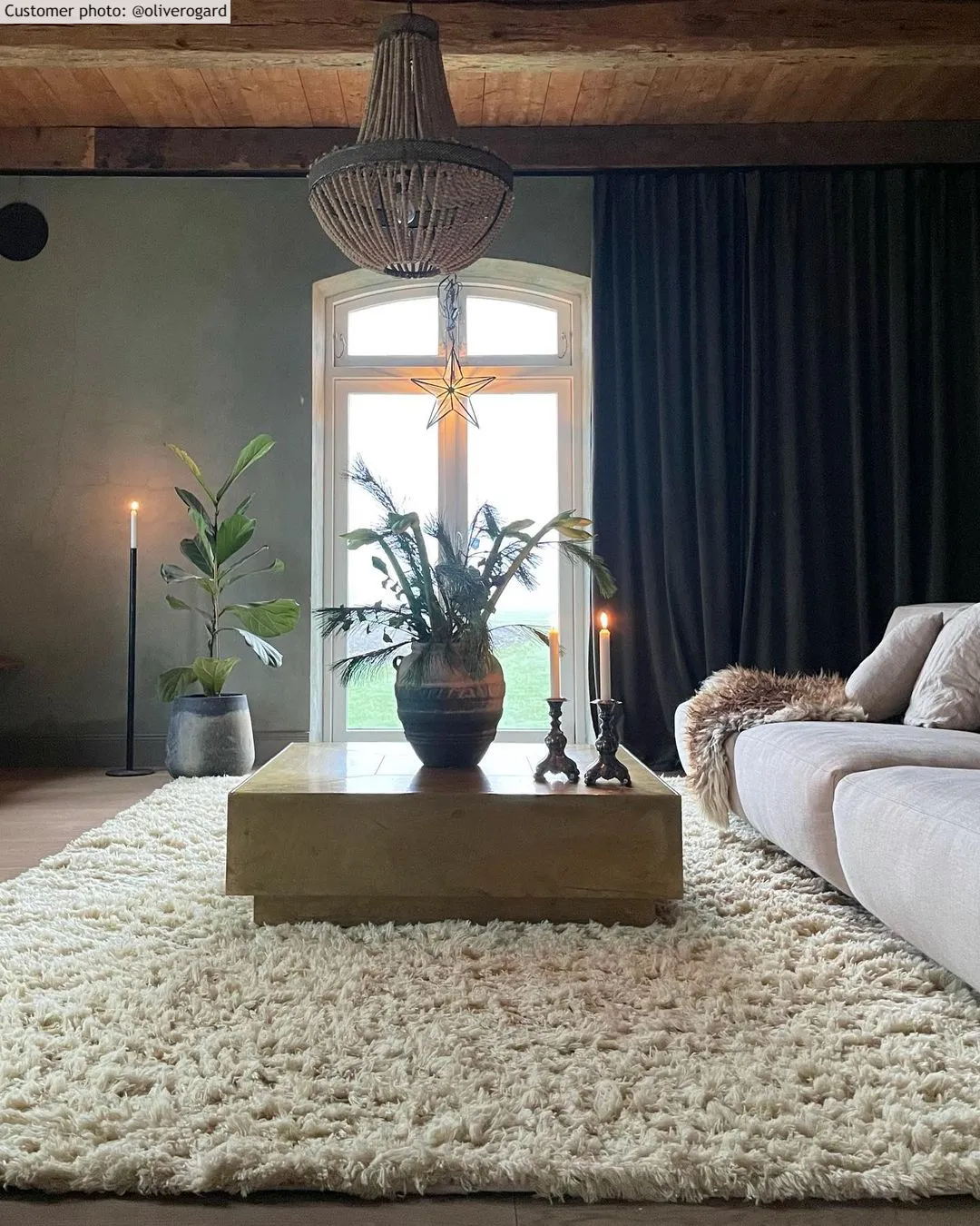 Vlněný koberec - Aliste Wool Shaggy (alabaster gleam)