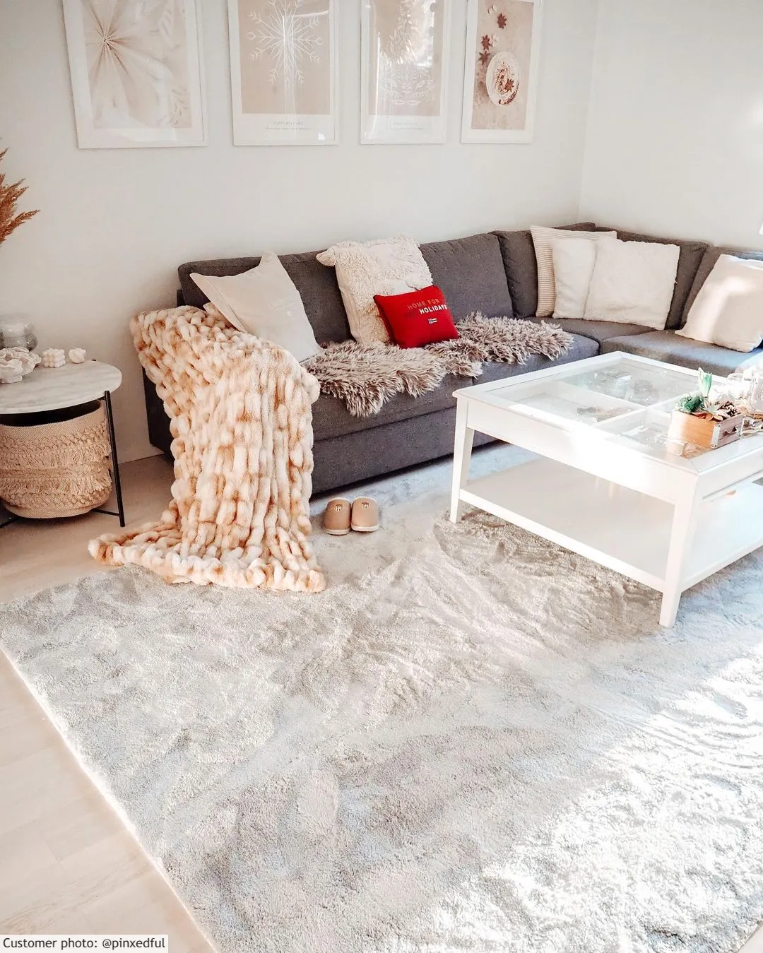 Koberce s dlhým vlasom - Aranga Super Soft Fur (šedá)