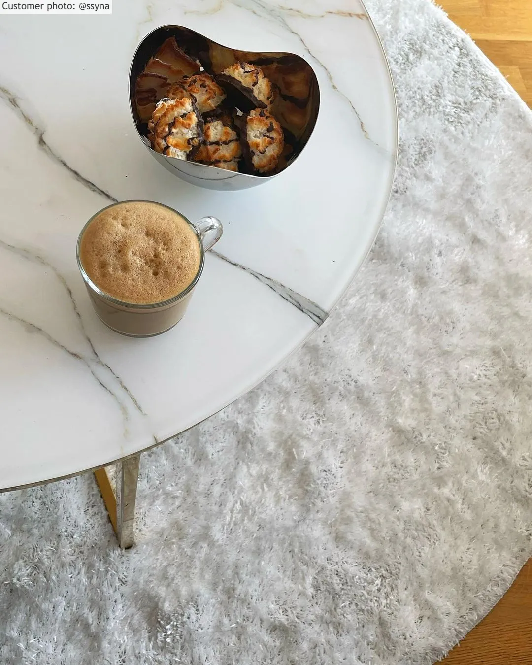 Kruhové koberce - Cosy (biela)