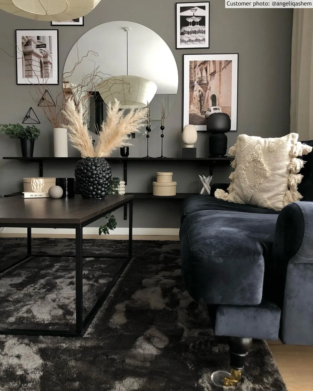 Koberce s dlhým vlasom - Aranga Super Soft Fur (antracit)