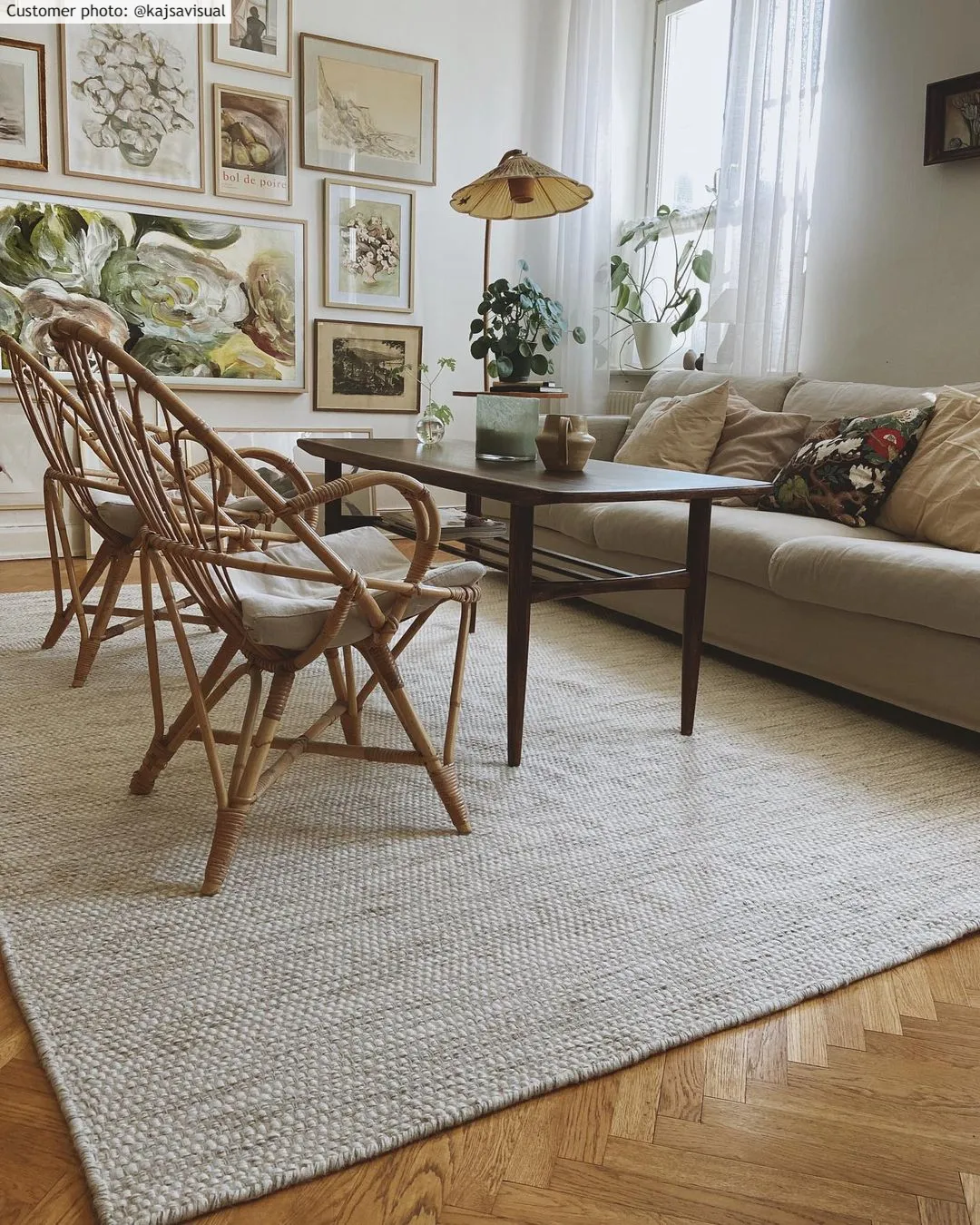 Vlnený koberec - Otago (prírodný)