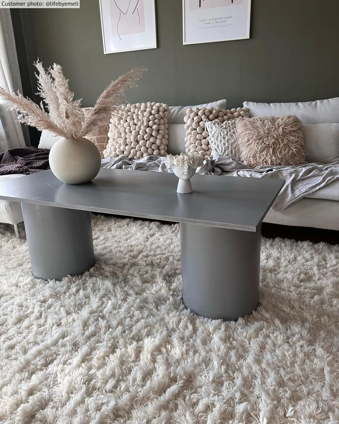 Vlněný koberec - Aliste Wool Shaggy (sněhově bílá)